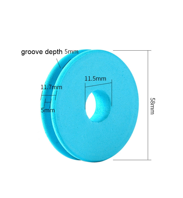 100 PCS ZX07 Foam Main Spool Reinforced Reel อุปกรณ์ตกปลา, Foam Main Spool Blue, Foam Main Spool Yellow