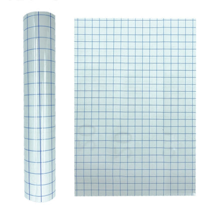 ฟิล์มถ่ายโอนตำแหน่ง PVC ไวนิลแบบติดด้วยตนเองที่ชัดเจน Lattice, 2 PCS 30cm x 100cm, 30cm x 500cm