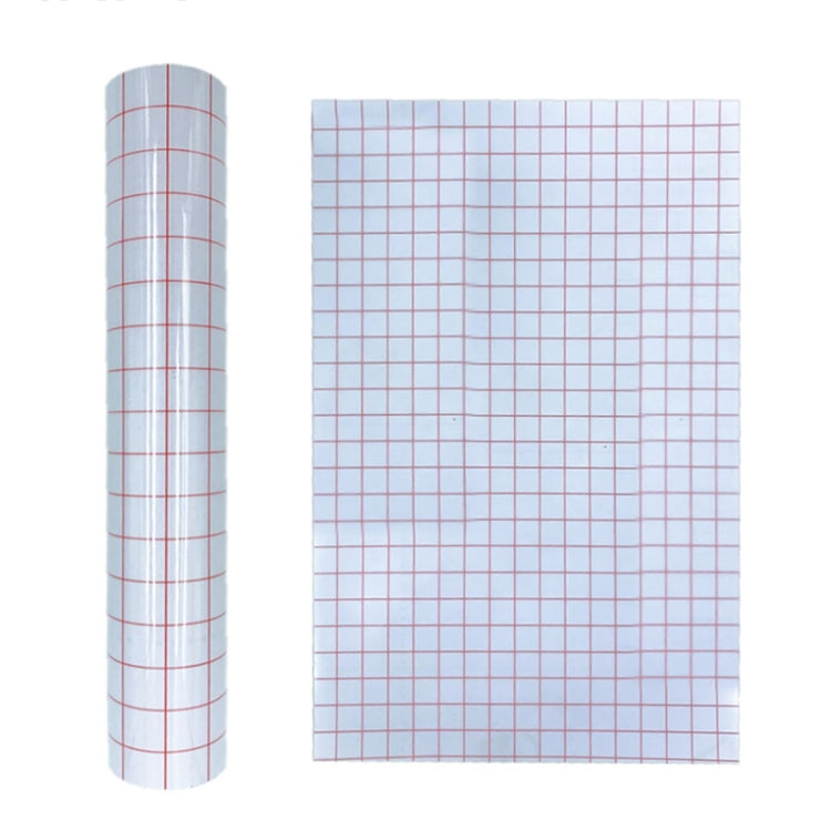 ฟิล์มถ่ายโอนตำแหน่ง PVC ไวนิลแบบติดด้วยตนเองที่ชัดเจน Lattice, 2 PCS 30cm x 100cm, 30cm x 500cm
