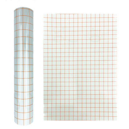 ฟิล์มถ่ายโอนตำแหน่ง PVC ไวนิลแบบติดด้วยตนเองที่ชัดเจน Lattice, 2 PCS 30cm x 100cm, 30cm x 500cm