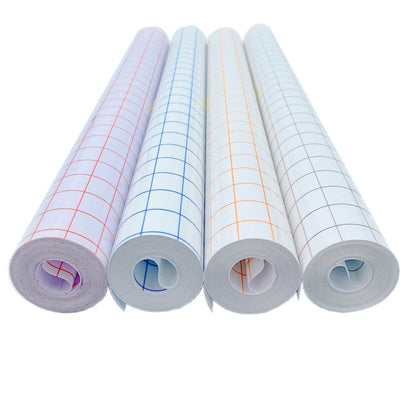 ฟิล์มถ่ายโอนตำแหน่ง PVC ไวนิลแบบติดด้วยตนเองที่ชัดเจน Lattice, 2 PCS 30cm x 100cm, 30cm x 500cm