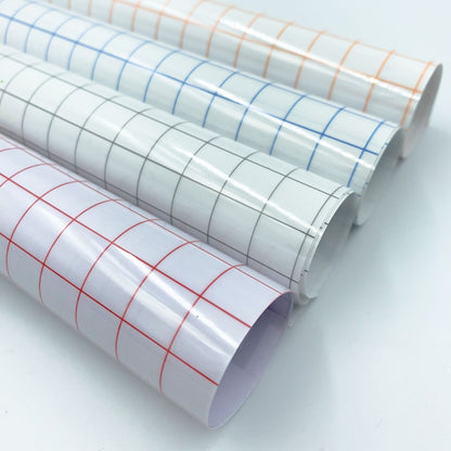ฟิล์มถ่ายโอนตำแหน่ง PVC ไวนิลแบบติดด้วยตนเองที่ชัดเจน Lattice, 2 PCS 30cm x 100cm, 30cm x 500cm