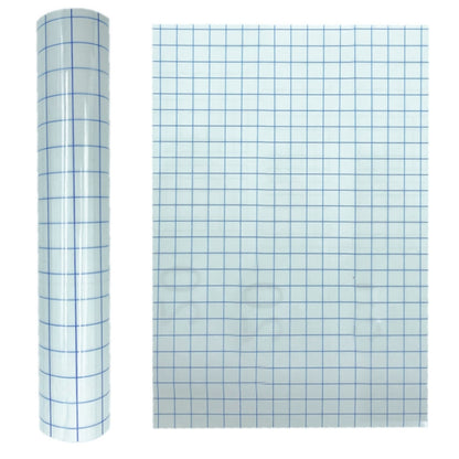 ฟิล์มถ่ายโอนตำแหน่ง PVC ไวนิลแบบติดด้วยตนเองที่ชัดเจน Lattice, 2 PCS 30cm x 100cm, 30cm x 500cm