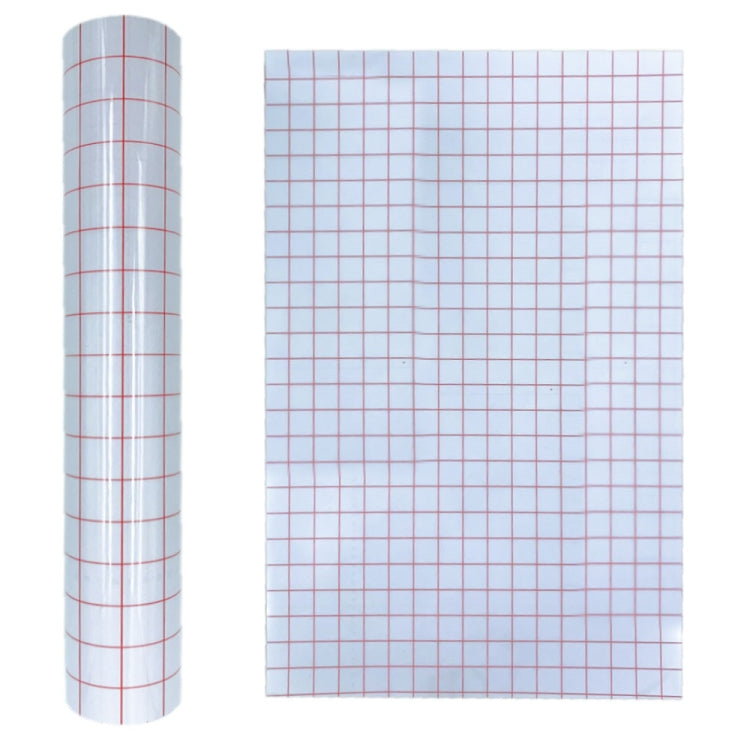 ฟิล์มถ่ายโอนตำแหน่ง PVC ไวนิลแบบติดด้วยตนเองที่ชัดเจน Lattice, 2 PCS 30cm x 100cm, 30cm x 500cm