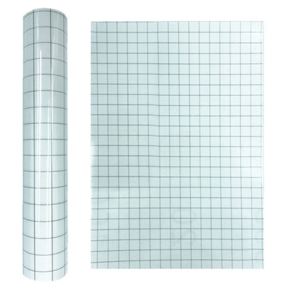 ฟิล์มถ่ายโอนตำแหน่ง PVC ไวนิลแบบติดด้วยตนเองที่ชัดเจน Lattice, 2 PCS 30cm x 100cm, 30cm x 500cm