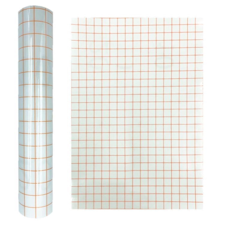 ฟิล์มถ่ายโอนตำแหน่ง PVC ไวนิลแบบติดด้วยตนเองที่ชัดเจน Lattice, 2 PCS 30cm x 100cm, 30cm x 500cm