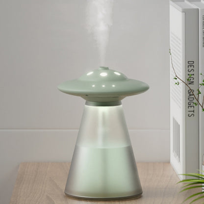 FX-041 USB ชาร์จ UFO Shape Night Light Humidifier, Ivory White, Ocean Green, Light Blue