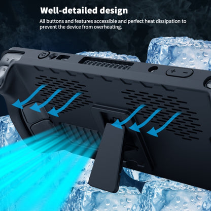 JYS สำหรับ Steam Deck Handheld เคส TPU + สติกเกอร์ปุ่มทัชแพด, TPU Case + Touchpad Button Sticker