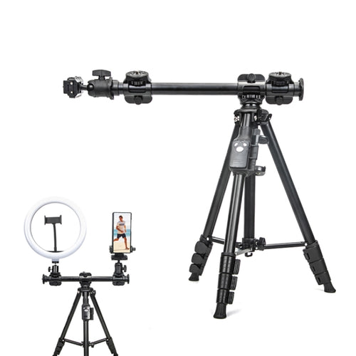 YUNTENG 6109 Camera Overhead Shot Tripod Universal Mobile Phone Bracket ถ่ายทอดสด, YUNTENG 6109