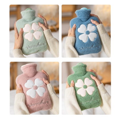 กระเป๋าน้ำร้อนขนาดเล็กแบบพกพาการ์ตูน Plush Water Jection, 500ML Pink, 500ML Blue, 1000ML Blue, 1000ML Green, 1000ML Mint Green, 1000ML Insert Yellow, 1000ML Insert Green