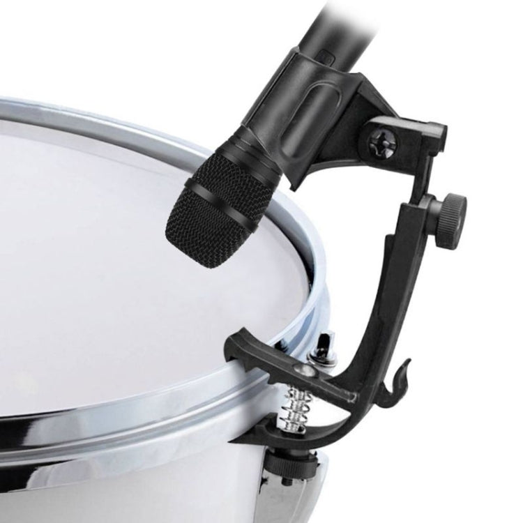 2 PCS คลิปปรับได้บนกลองริม Shock Mount ไมโครโฟน Mic Clamp Holder, M00661