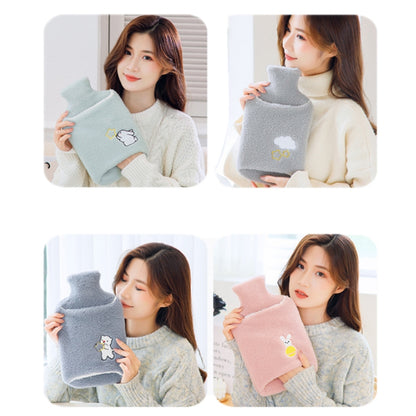 ถุงน้ำร้อนยางหุ้มผ้าที่ถอดออกได้สามารถแทรกแซงได้, Gray Clouds 1000ML