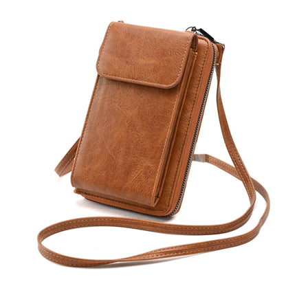 Lady Purse Shoulder Crossbody Bag กระเป๋าใส่โทรศัพท์มือถืออเนกประสงค์, Style 1 Red, Style 1 Blue, Style 1 Black, Style 1 Brown, Style 1 Beige