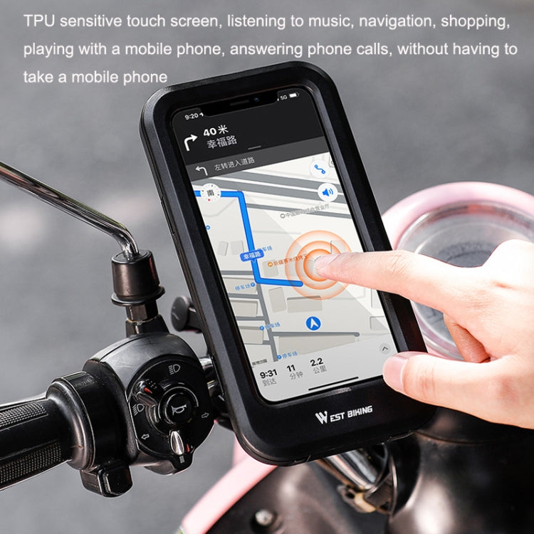 WEST BIKING ขายึดโทรศัพท์กันน้ำและกันกระแทกสำหรับจักรยาน, สไตล์:, Handlebar