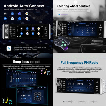 A2905 5.1 นิ้ว IPS Capacitive Screen เครื่องเล่น Carplay แบบก้นเดี่ยวสไตล์:, Standard, Standard+4 Light Camera, Standard+8 Light Camera, Standard+12 Light Camera, Standard+AHD Light Camera
