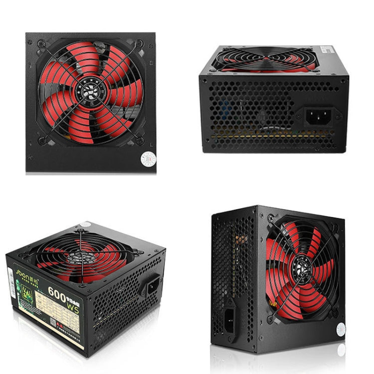 Jbon 600WS จัดอันดับ 500W Dual 6Pin เดสก์ท็อปพีซีพาวเวอร์ซัพพลาย, 600WS
