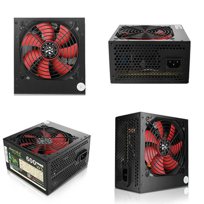 Jbon 600WS จัดอันดับ 500W Dual 6Pin เดสก์ท็อปพีซีพาวเวอร์ซัพพลาย, 600WS