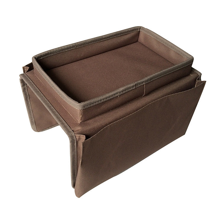 SF001 ผ้าอ๊อกซ์ฟอร์ดที่เท้าแขนโซฟาแขวนถุงเก็บของในครัวเรือน, Oxford Cloth Black, Oxford Cloth Coffee, Oxford Cloth Beige