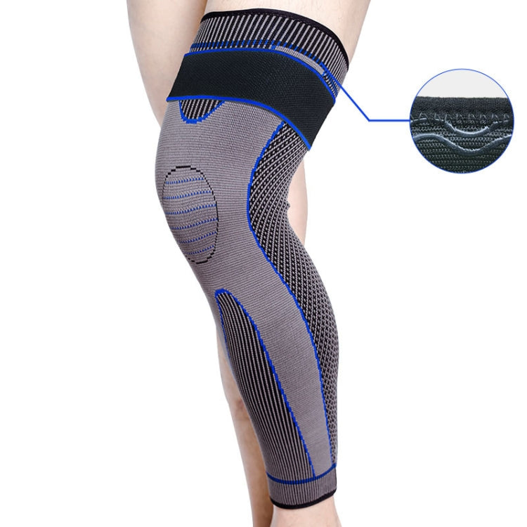 แผ่นรองเข่าแบบขยายสำหรับกีฬาขี่ม้าถักไนลอน, XL, XXL