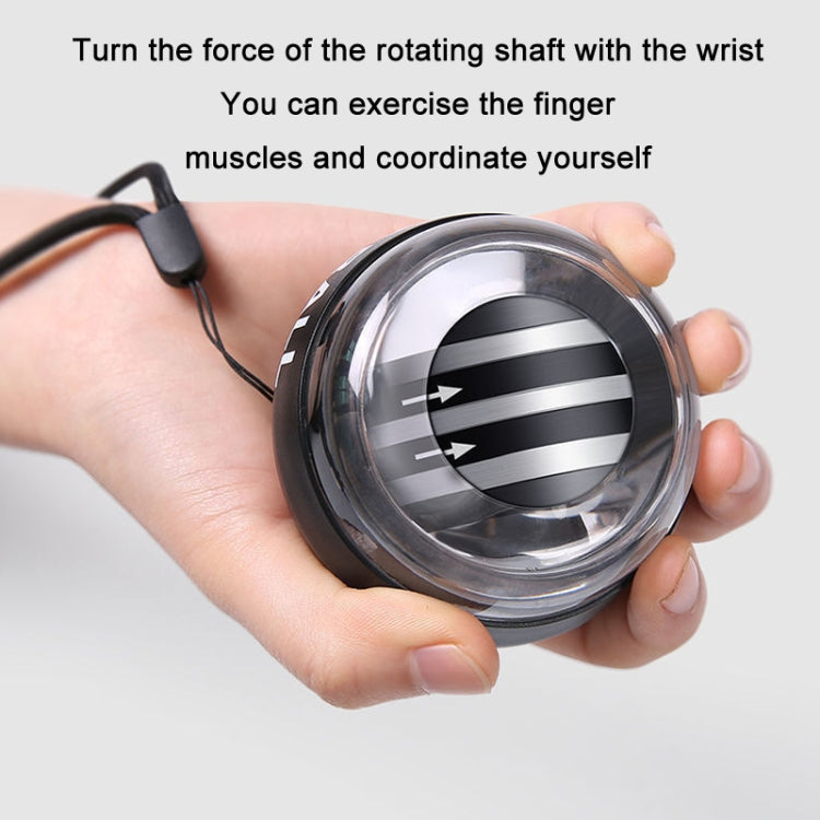 Magnetic Wrist Ball Gyro Training Decompression Fitness Device, สี:, All Black, Black, Red, Blue, Black With Light, Red With Light, Blue With Light, Metal With Light, Six Color Flash