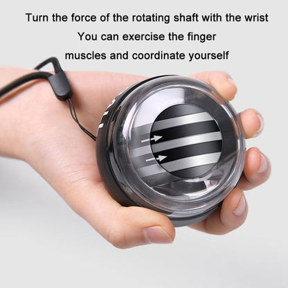 Magnetic Wrist Ball Gyro Training Decompression Fitness Device, สี:, All Black, Black, Red, Blue, Black With Light, Red With Light, Blue With Light, Metal With Light, Six Color Flash
