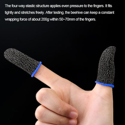 ถุงมือนิ้วเล่นเกม 15 คู่ 18 เข็มถุงมือกันเหงื่อและกันลื่นสี:, Silver Fibre Blue Trim, Silver Fibre Red Trim