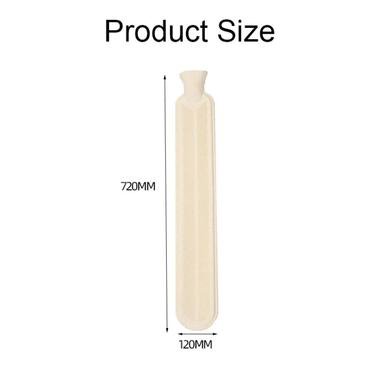 ถุงยางใส่น้ำร้อนอเนกประสงค์แถบยาว 2 ลิตร Spec: Beige Leopard, Beige Leopard