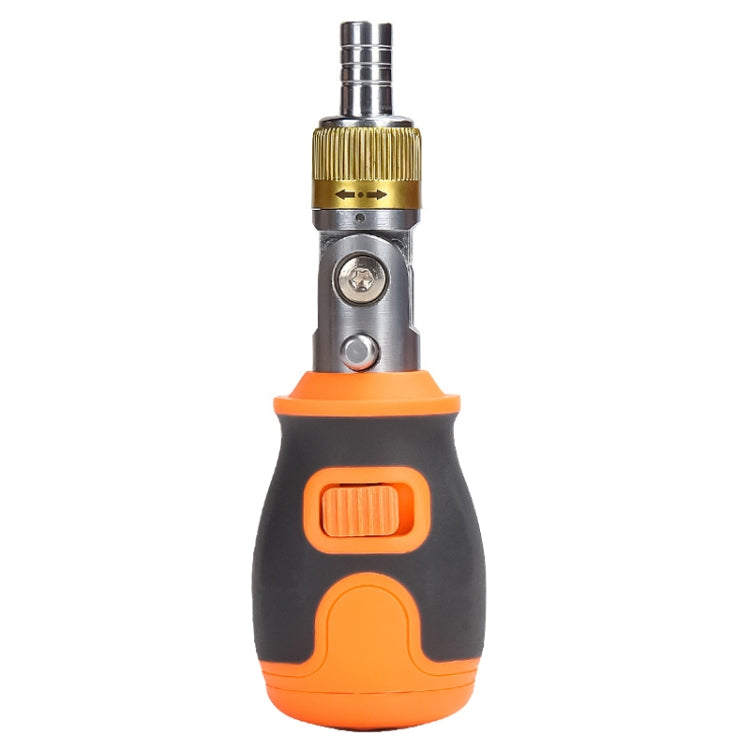 2050E 8 in 1 Portable Multifunctional S2 Batch Head ชุดไขควงวงล้อสองทาง, 8 In 1 Orange, 8 In 1 Gray