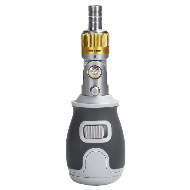 2050E 8 in 1 Portable Multifunctional S2 Batch Head ชุดไขควงวงล้อสองทาง, 8 In 1 Orange, 8 In 1 Gray