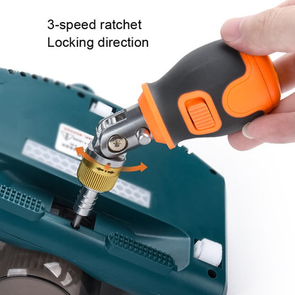 2050E 8 in 1 Portable Multifunctional S2 Batch Head ชุดไขควงวงล้อสองทาง, 8 In 1 Orange, 8 In 1 Gray