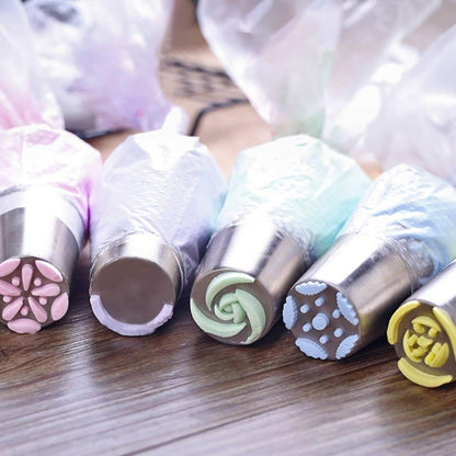 สแตนเลสเคลือบหัวฉีดชุดเค้ก DIY เคลือบหัวฉีดชุดเครื่องมืออบ, 7PCS/Set, 8PCS/Set, 9PCS/Set, 10PCS/Set, 11PCS/Set, 12PCS/Set, 14PCS/Set, 128PCS/Set