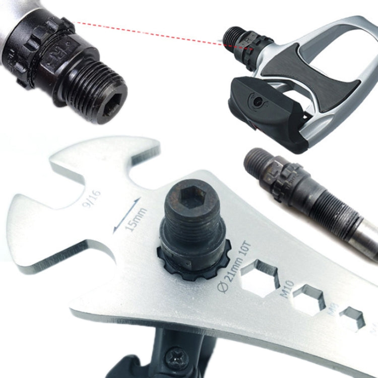 BIKERRSAY ประแจเหยียบจักรยานแบบขยายมัลติฟังก์ชั่น, BT034S