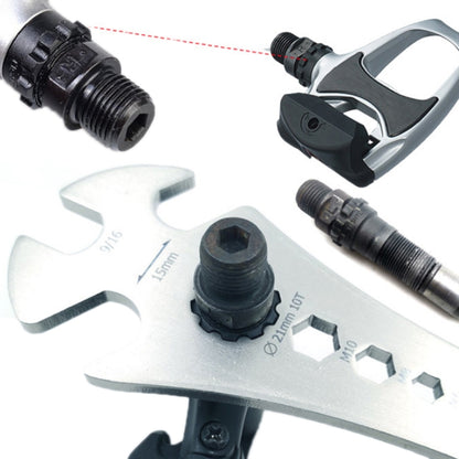 BIKERRSAY ประแจเหยียบจักรยานแบบขยายมัลติฟังก์ชั่น, BT034S