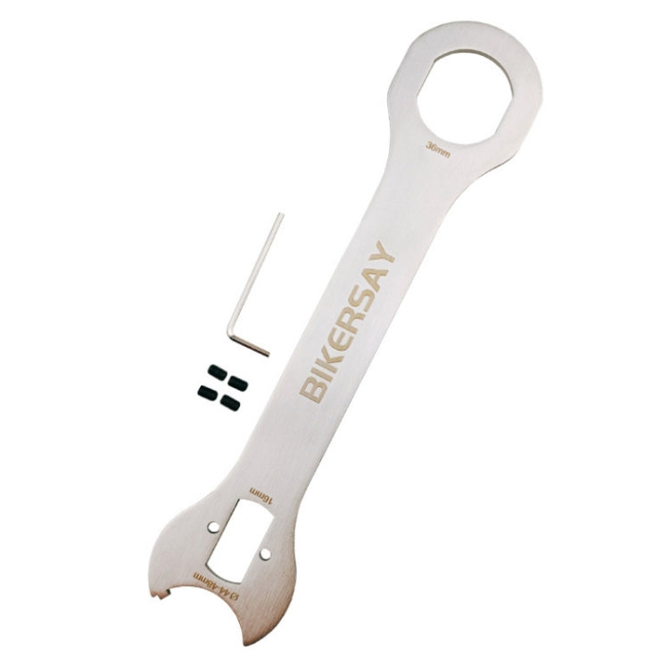 BIKERSAY เครื่องมือถอดเพลาจักรยาน Tail Hook Wrench Repair เครื่องมือ, GK-FK02