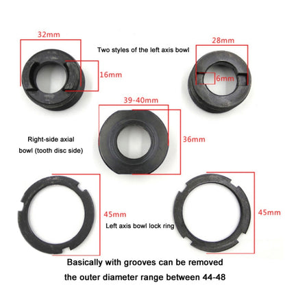 BIKERSAY เครื่องมือถอดเพลาจักรยาน Tail Hook Wrench Repair เครื่องมือ, GK-FK02