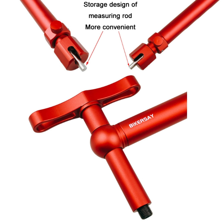 BIKERSAY ชุดล้อจักรยานด้านหลังเปลี่ยน Lug Tail Hook Correction Tool, BT053S Red, BT053S Black