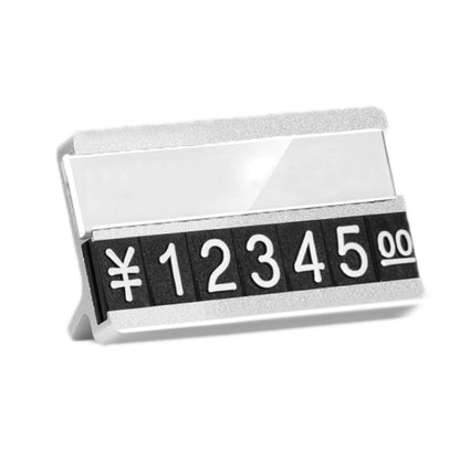 2 PCS Metal Digital Grain ราคาแสดง Micro Standing Plate, Double Layer, Single Layer