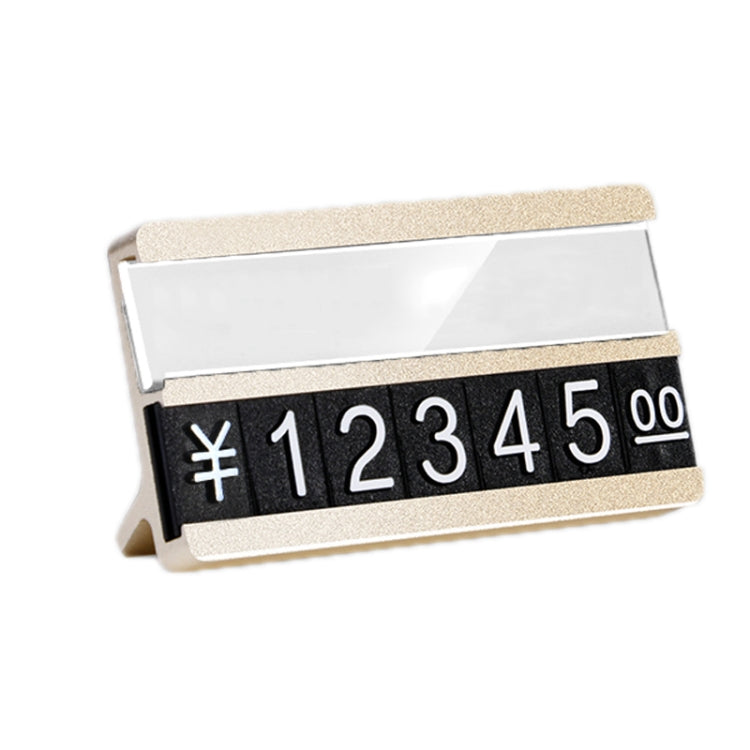 2 PCS Metal Digital Grain ราคาแสดง Micro Standing Plate, Double Layer, Single Layer