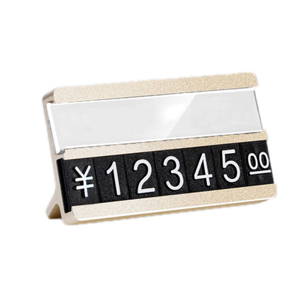 2 PCS Metal Digital Grain ราคาแสดง Micro Standing Plate, Double Layer, Single Layer