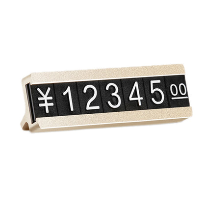 2 PCS Metal Digital Grain ราคาแสดง Micro Standing Plate, Double Layer, Single Layer