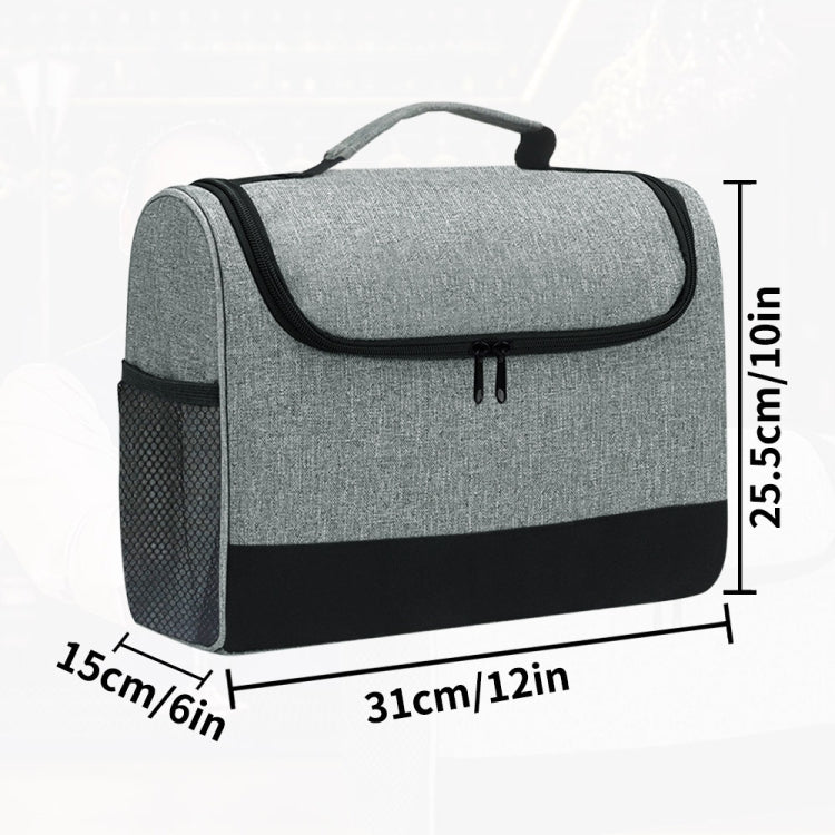 กระเป๋าเดินทางชุดบาร์เทนเดอร์ถุงเก็บเครื่องมือบาร์, 32.5 x 14.5 x 25.4cm