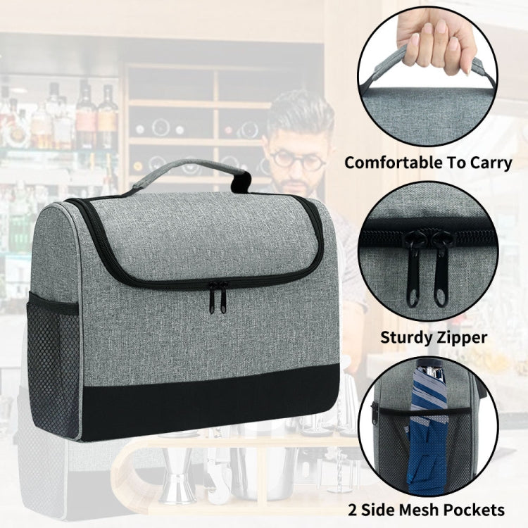 กระเป๋าเดินทางชุดบาร์เทนเดอร์ถุงเก็บเครื่องมือบาร์, 32.5 x 14.5 x 25.4cm