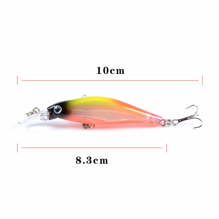 5 PCS M0137 8cm/6.3g Submerged Mino Roadrunner Bait Bionic เหยื่อพลาสติกแข็ง, M0137 1, M0137 3, M0137 4, M0137 5, M0137 7, M0137 8