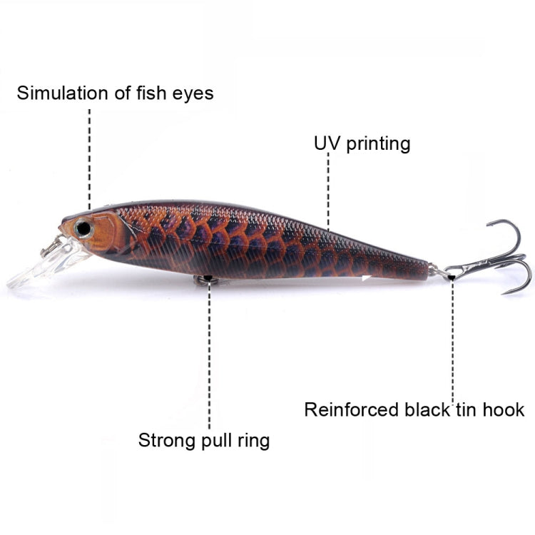 5 PCS G51P 11.8cm/13.5g เหยื่อปลอม Mino ลอยน้ำ, G51P 1, G51P 2, G51P 3, G51P 4, G51P 5, G51P 6, G51P 7, G51P 8