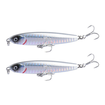 2 PCS CH79 Hard Bait Long Casting Sinking Pencil False Lure, ข้อมูลจำเพาะ:, 10.4cm 18g