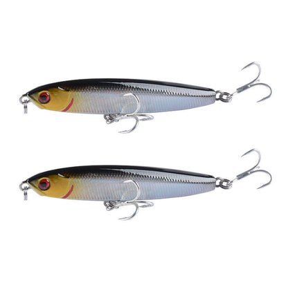 2 PCS CH79 Hard Bait Long Casting Sinking Pencil False Lure, ข้อมูลจำเพาะ:, 10.4cm 18g