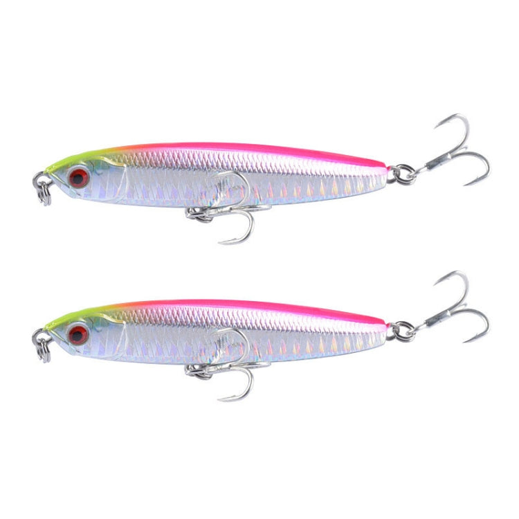 2 PCS CH79 Hard Bait Long Casting Sinking Pencil False Lure, ข้อมูลจำเพาะ:, 10.4cm 18g