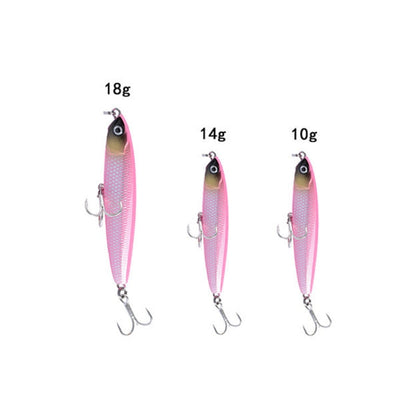 2 PCS CH79 Hard Bait Long Casting Sinking Pencil False Lure, ข้อมูลจำเพาะ:, 10.4cm 18g