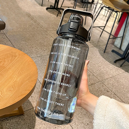 GYBL4503 ขวดน้ำกีฬากลางแจ้งความจุขนาดใหญ่ 2000 มล. พร้อมหลอด ข้อมูลจำเพาะ:, Purple, Purple+Stickers, Purple+3D Stickers, Green, Green+Stickers, Green+3D Stickers, Blue, Blue+Stickers, Blue+3D Stickers, Black, Black+Stickers, Black+3D Stickers, Pink    ...