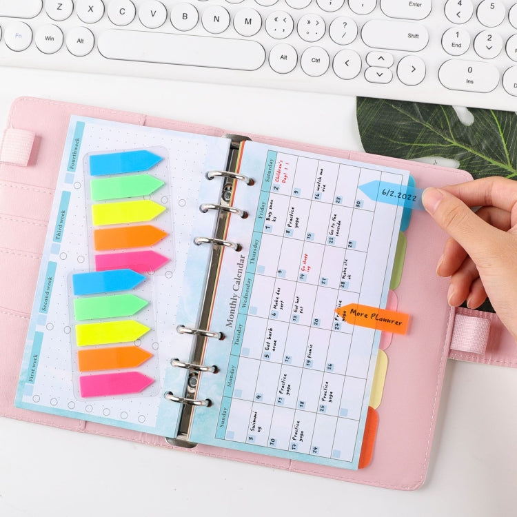 A6 6 Hole Budget Book Loose-leaf Replacement Core คู่มือแทรก, Spec:, Kit 1, 3 In 1, Monthly Plan 56 Sheets, Budget Page 56 Sheets, Weekly Plan 108 Sheets